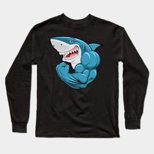 Gym shark Long Sleeve T-Shirt